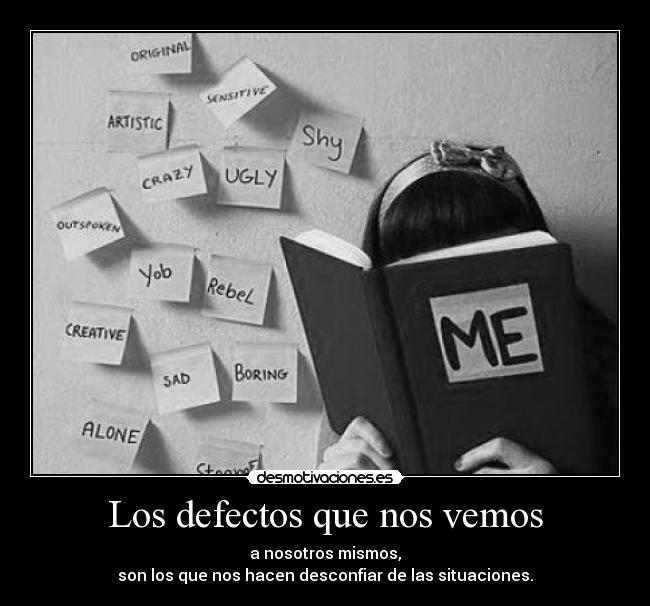 Los defectos que nos vemos -