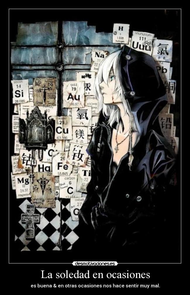 La soledad en ocasiones -