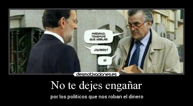 No te dejes engañar -