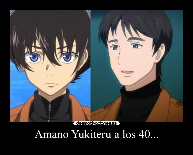 carteles mirai nikki anime yukki crecio muy rapido harukaze desmotivaciones