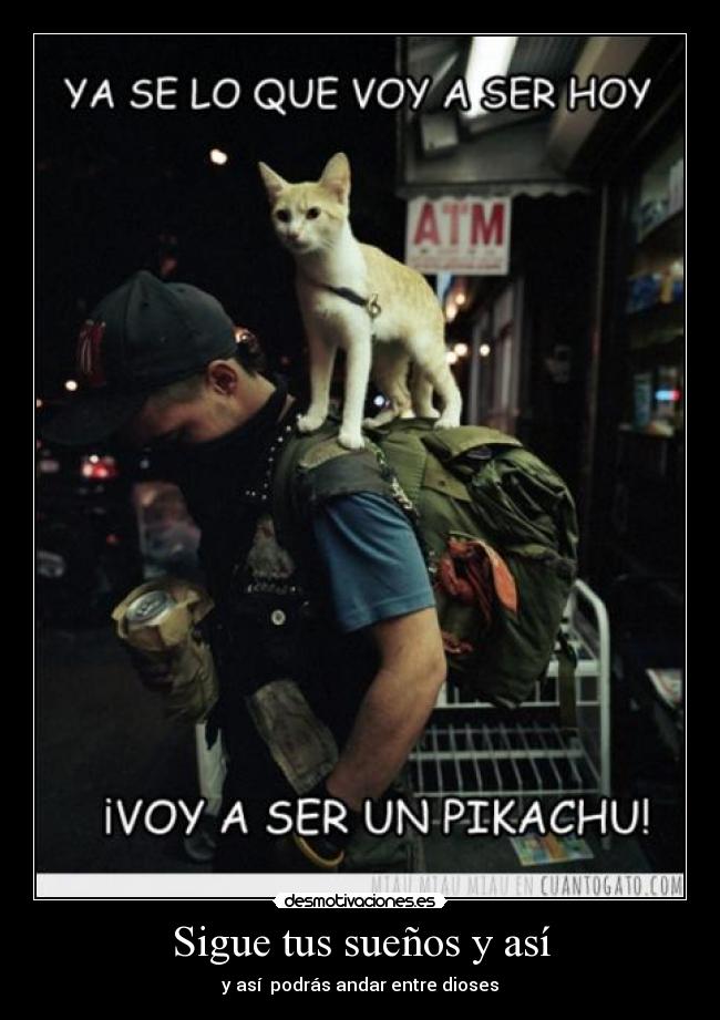 Sigue tus sueños y así -