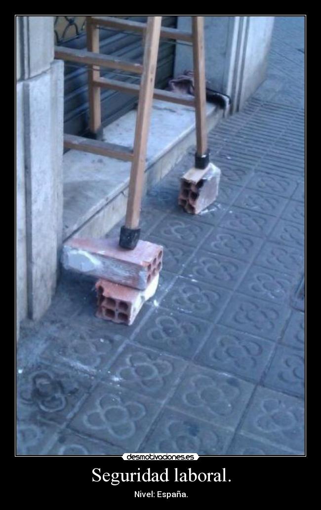 Seguridad laboral. -