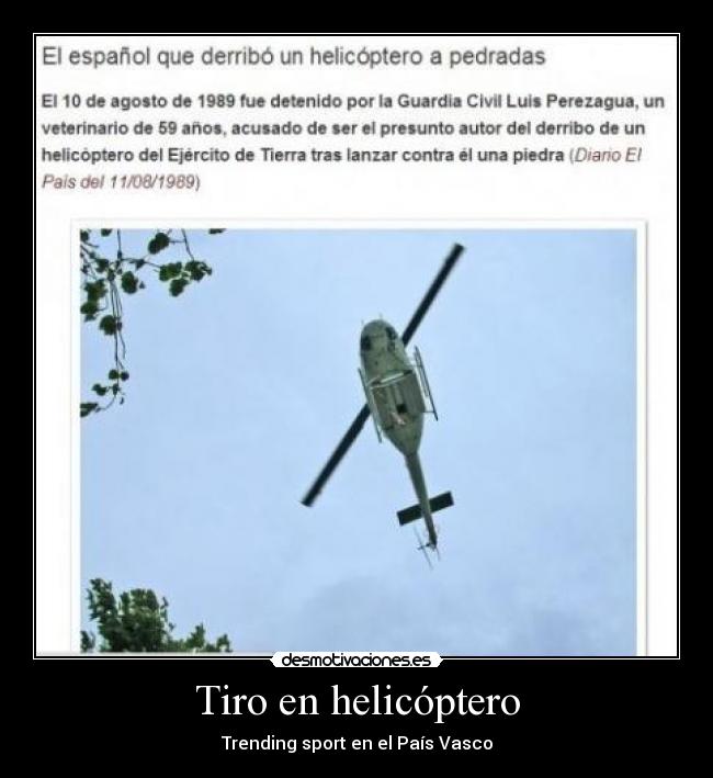 Tiro en helicóptero - 