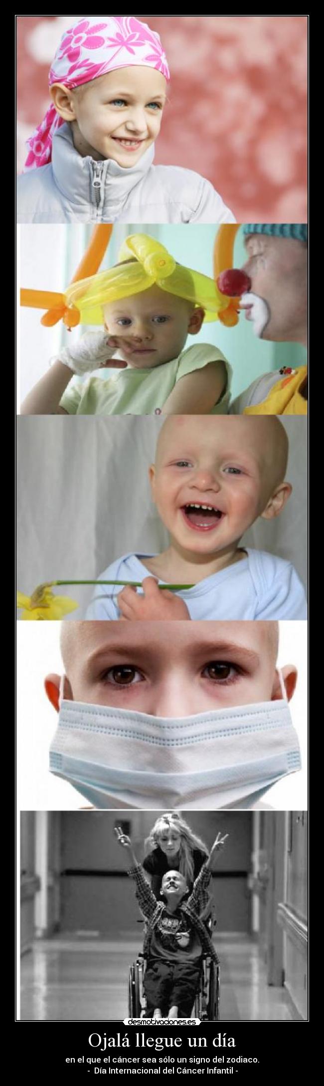 carteles animo campeones ojala llegue dia que cancer sea solo signo del zodiaco desmotivaciones