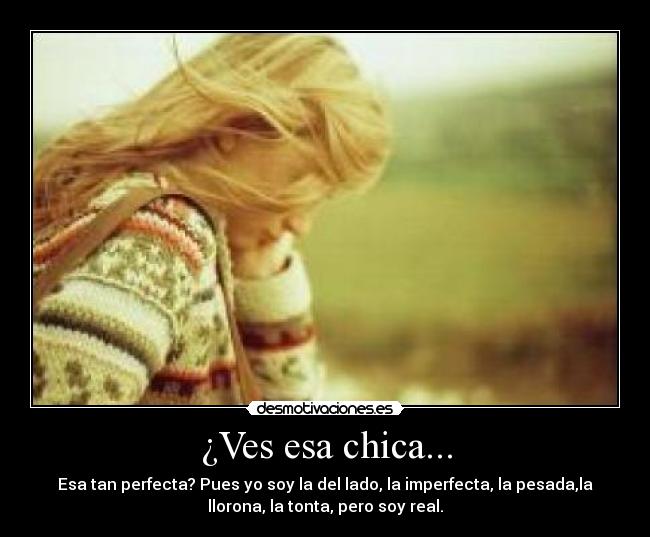 carteles chica perfecta falsa desmotivaciones