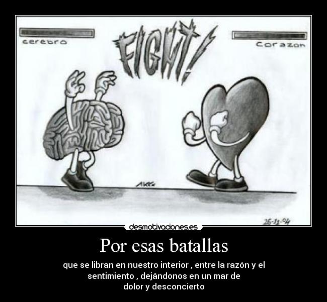 Por esas batallas -