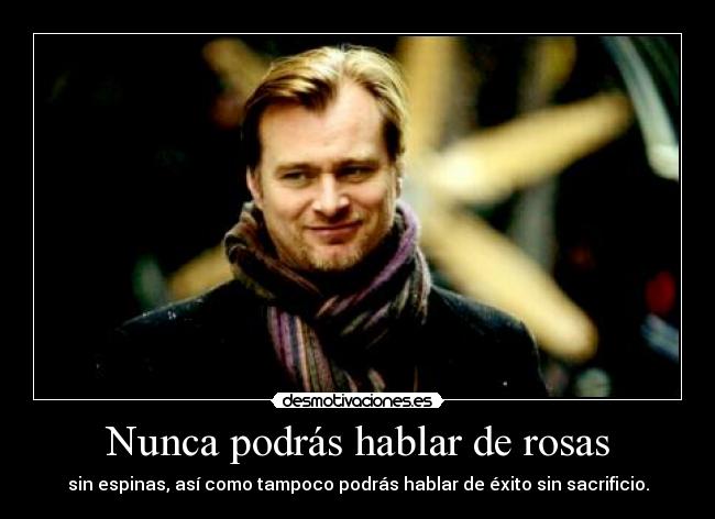 Nunca podrás hablar de rosas - 