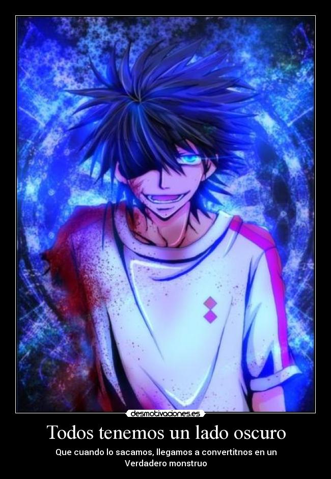 carteles gore touma oscuro anime index desmotivaciones