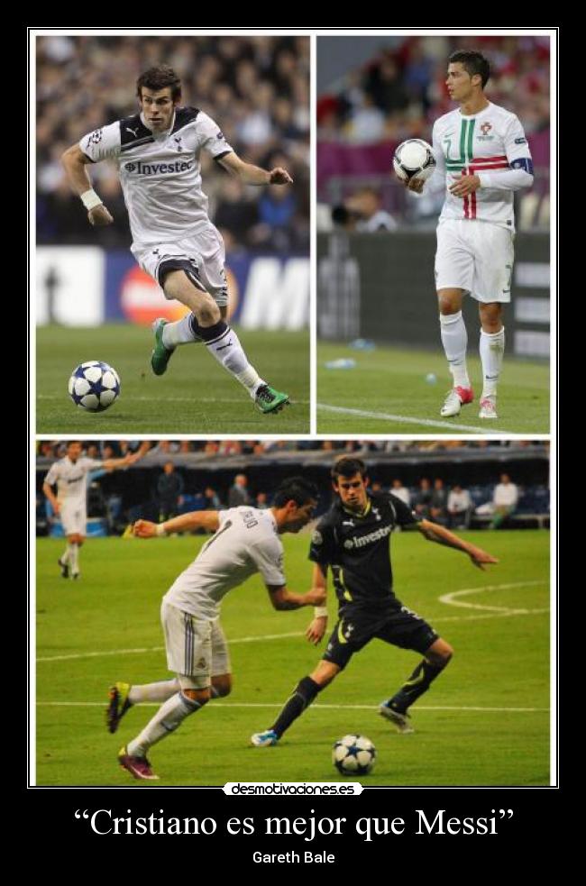 “Cristiano es mejor que Messi” -