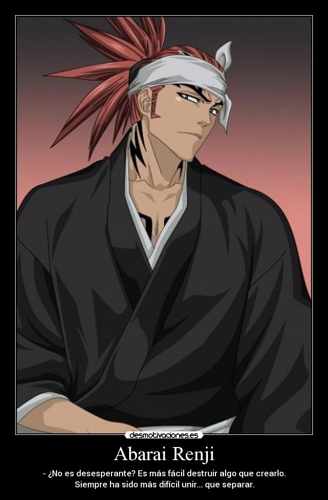 carteles anime manga otaku bleach breemkurosaki raptorhunters harukaze muwigaraklan renji abarai desmotivaciones