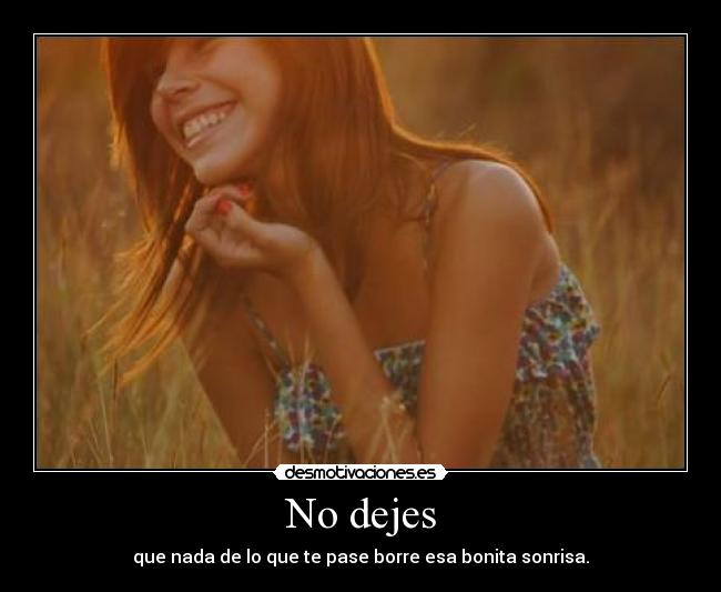 No dejes - 