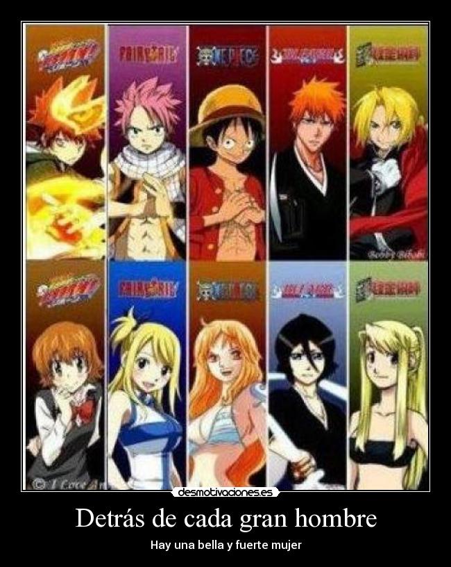 Detrás de cada gran hombre - Hay una bella y fuerte mujer