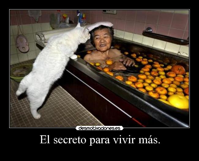 El secreto para vivir más. - 