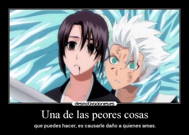 Una de las peores cosas -