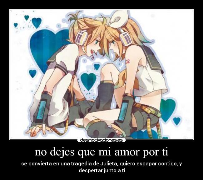 no dejes que mi amor por ti - 