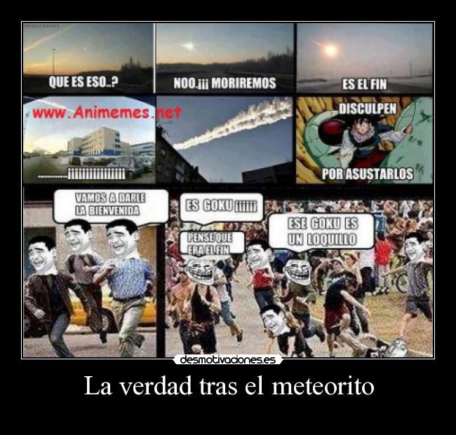 La verdad tras el meteorito -