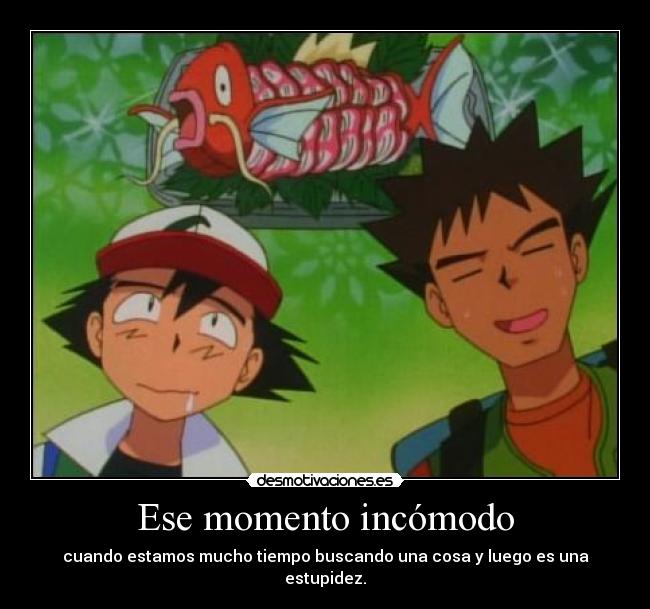 Ese momento incómodo - 