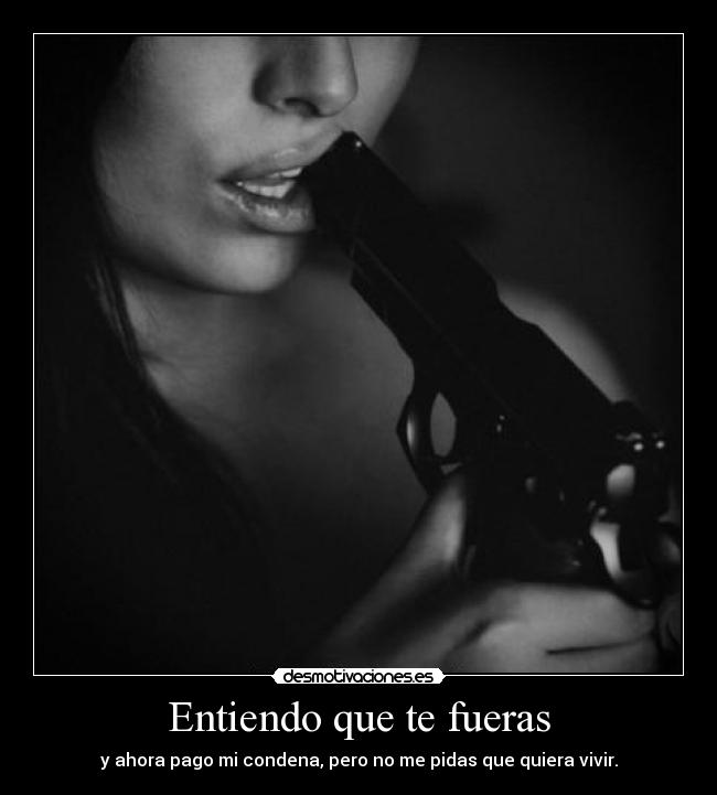 Entiendo que te fueras - 