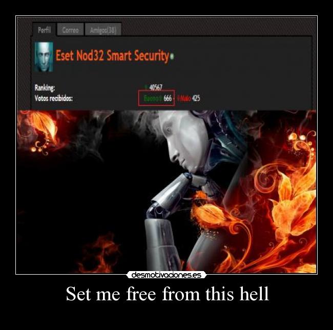 Set me free from this hell - 