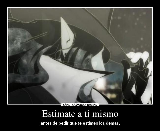Estímate a ti mismo -