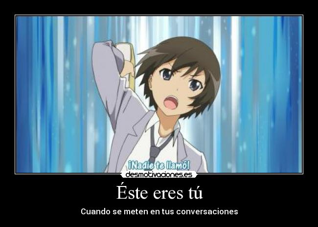 carteles anime comedia desmotivaciones