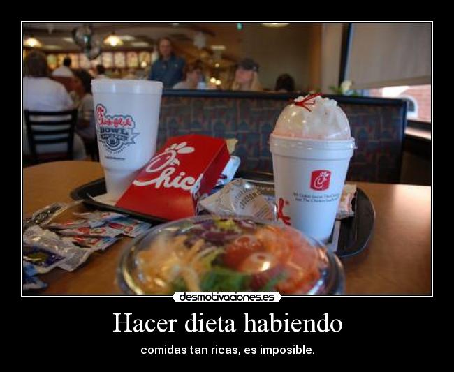 Hacer dieta habiendo - 