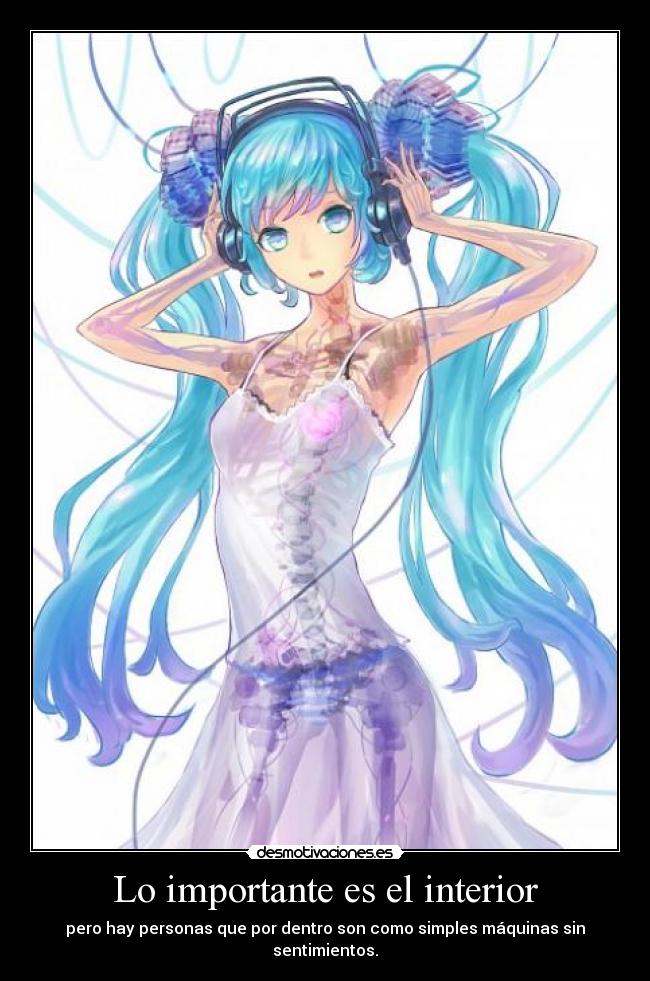 Lo importante es el interior -