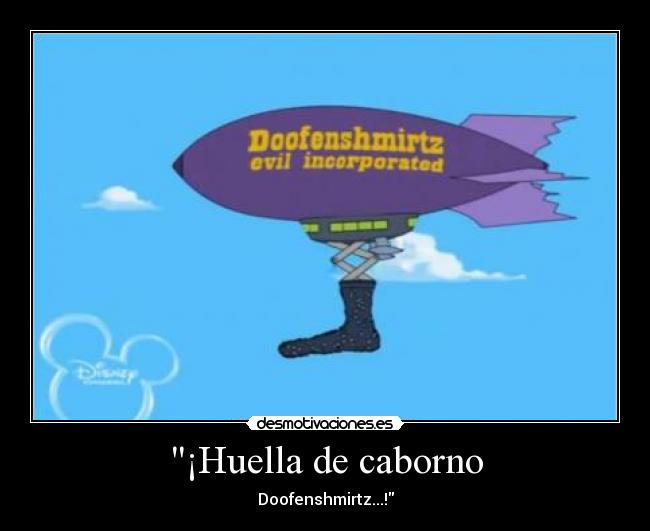 ¡Huella de caborno -