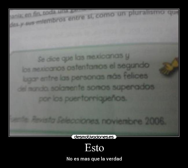 Esto - No es mas que la verdad