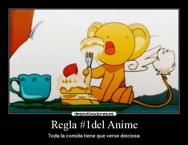 carteles anime anime manga sakura card captors kinomoto kero kerberos regla 1del anime desmotivaciones