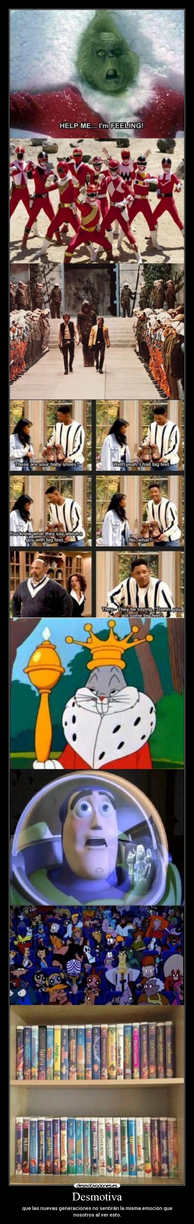 carteles desmotiva que las nuevas generaciones sentiran misma emocion que nosotros ver esto desmotivaciones