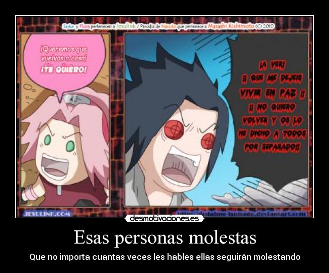 Esas personas molestas -