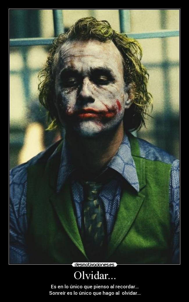Olvidar... -