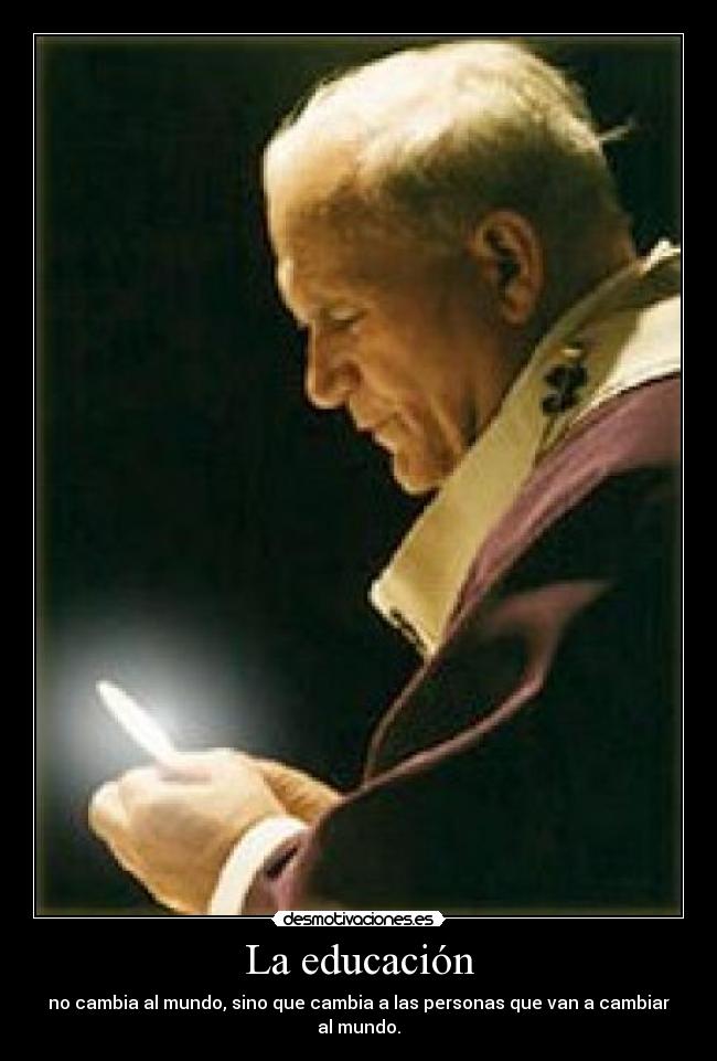 La educación -