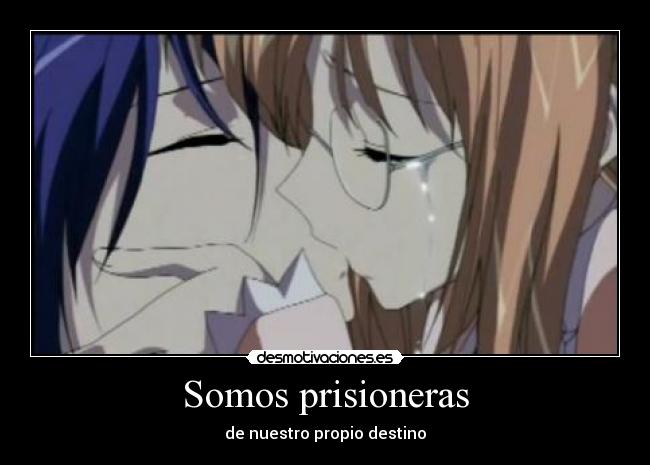 carteles kaon himiko kyoshiro towa yuri anime desmotivaciones