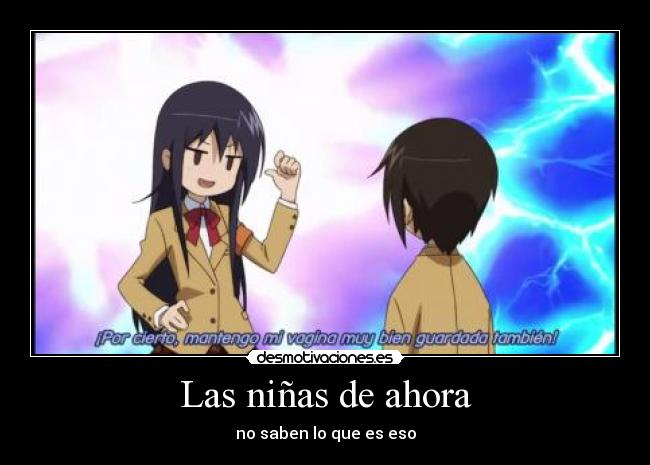 Las niñas de ahora -