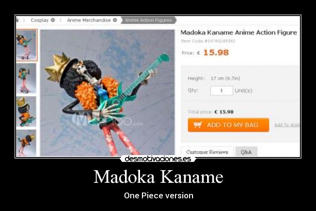carteles anime madoka one piece desmotivaciones