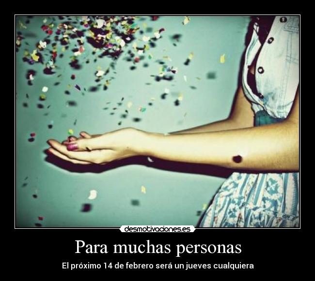 Para muchas personas -