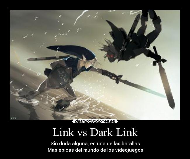 carteles link dark link juegos zelda desmotivaciones