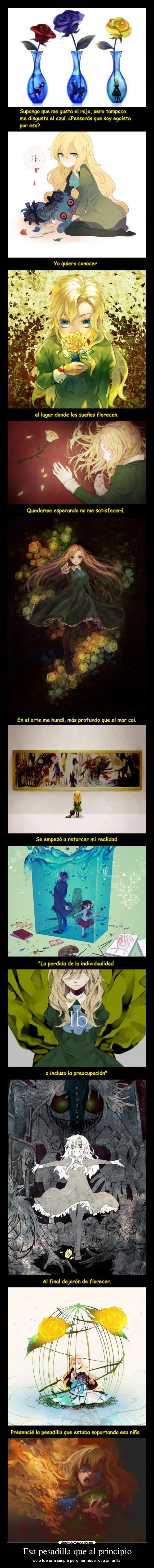 Esa pesadilla que al principio - 