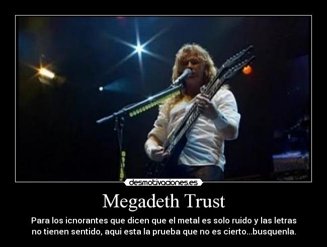 Megadeth Trust -