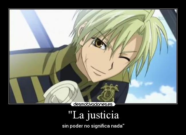 La justicia -