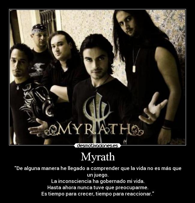 carteles myrath desmotivaciones