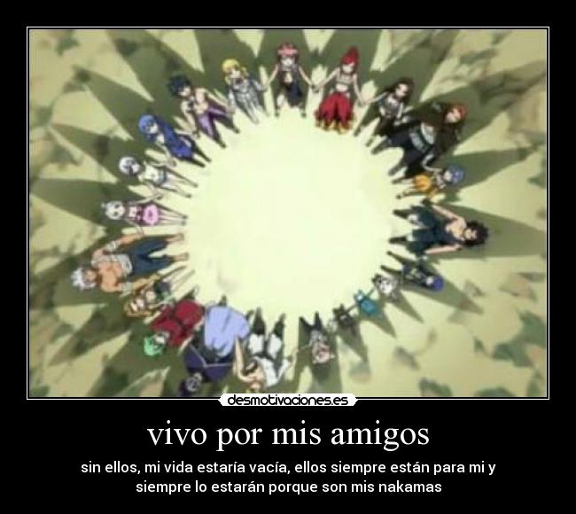 vivo por mis amigos - 