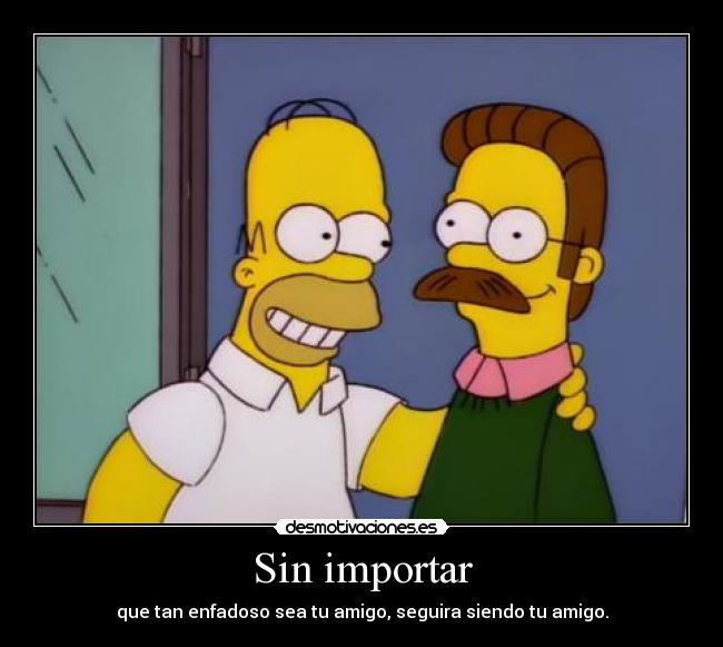 carteles homero flanders desmotivaciones