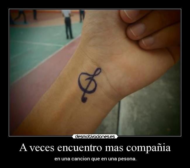 A veces encuentro mas compañia -
