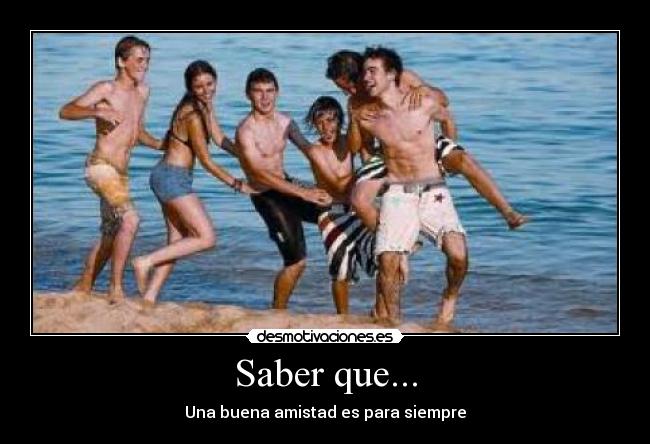 Saber que... -