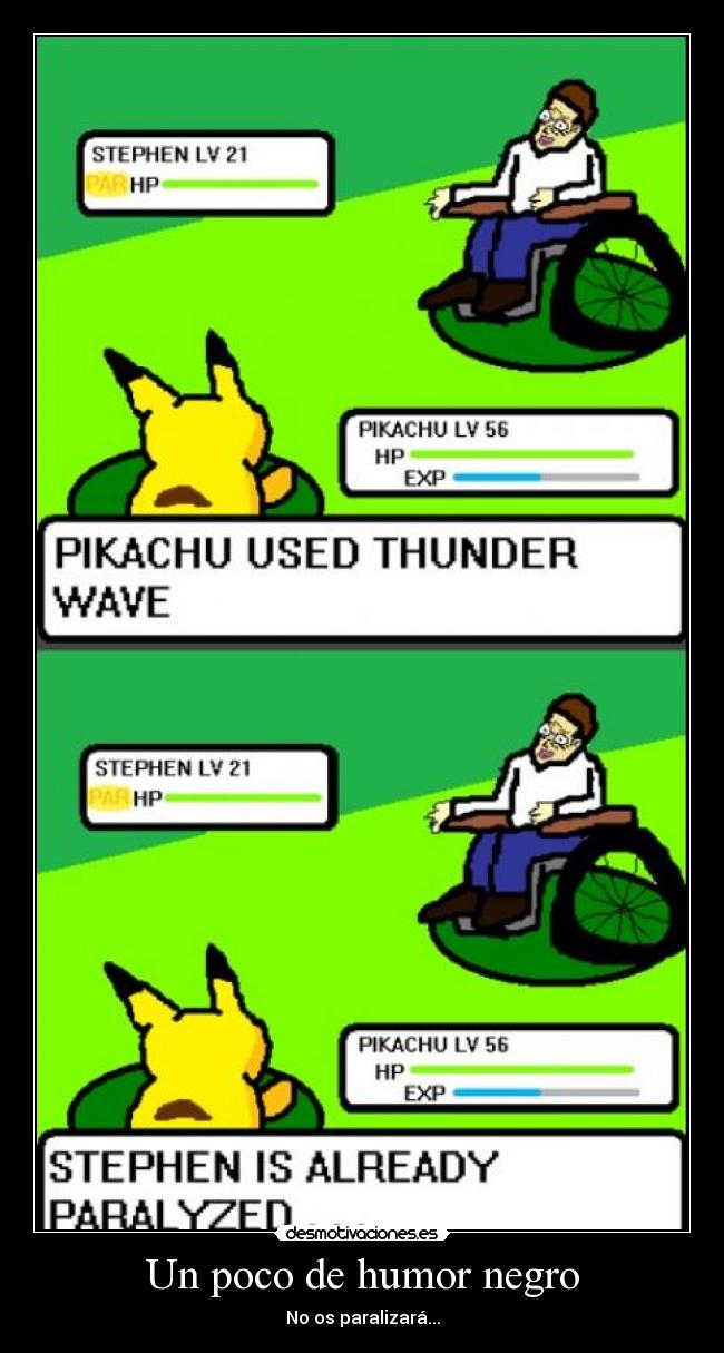 Un poco de humor negro - No os paralizará...