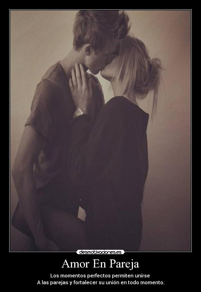 Amor En Pareja - Los momentos perfectos permiten unirse
A las parejas y fortalecer su unión en todo momento.