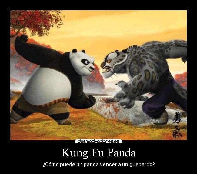 Kung Fu Panda - ¿Cómo puede un panda vencer a un guepardo?